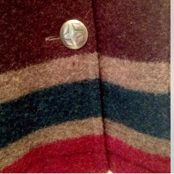 RALPH LAUREN Wool American Indian Blanket Hudson Bay Style Jacket M Made in USA - Picture 2 of 12